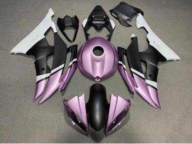 08-16 Negro Mate & Morado Claro R6 Carenado