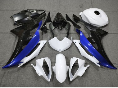 08-16 Personalizado Azul Blanco & Negro R6 Carenado