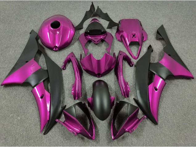 08-16 Rosa & Negro Mate R6 Carenado 08-16 Rosa & Negro Mate R6 Carenado