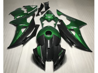 08-16 Verde Con Estilo Fibra De Carbono R6 Carenado