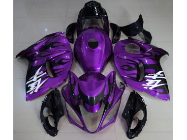 08-20 Púrpura Brillante & Negro GSXR 1300 Carenado