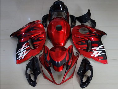 08-20 Rojo Vibrante & Llama GSXR 1300 Carenado