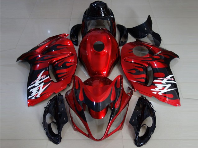 08-20 Rojo Vibrante & Llama GSXR 1300 Carenado 08-20 Rojo Vibrante & Llama GSXR 1300 Carenado