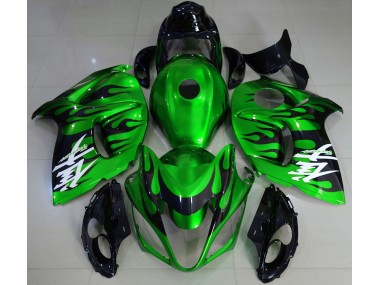 08-20 Verde Brillante & Negro GSXR 1300 Carenado