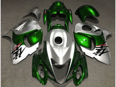 08-20 Verde Brillante & Plata GSXR 1300 Carenado