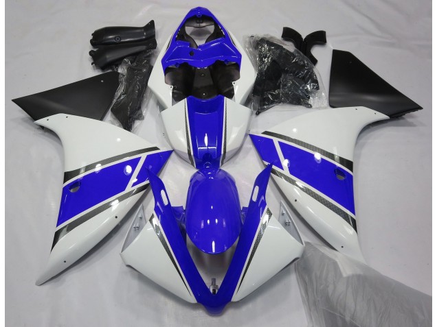 09-11 Blanco Brillante & Azul R1 Carenado 09-11 Blanco Brillante & Azul R1 Carenado