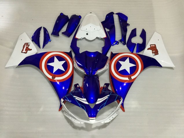 09-11 Capitan America R1 Carenado 09-11 Capitan America R1 Carenado