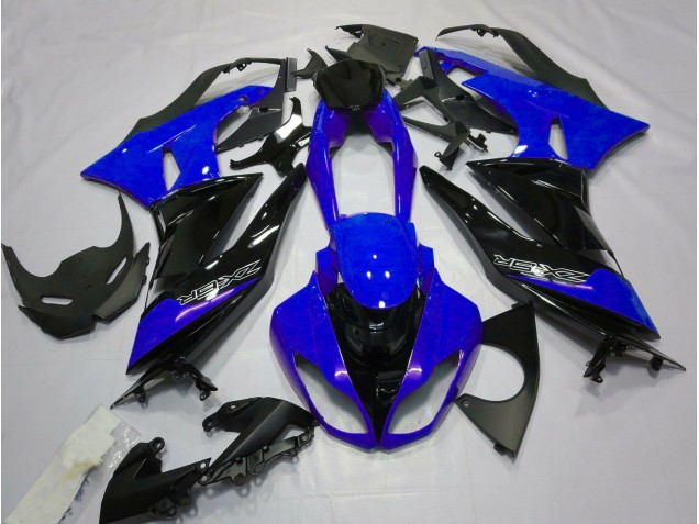 09-12 Azul Brillante & Negro ZX6R Carenado 09-12 Azul Brillante & Negro ZX6R Carenado