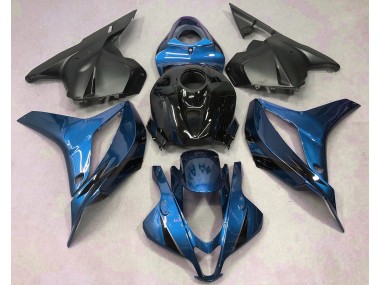 09-12 Azul Claro Con Negro CBR600RR Carenado