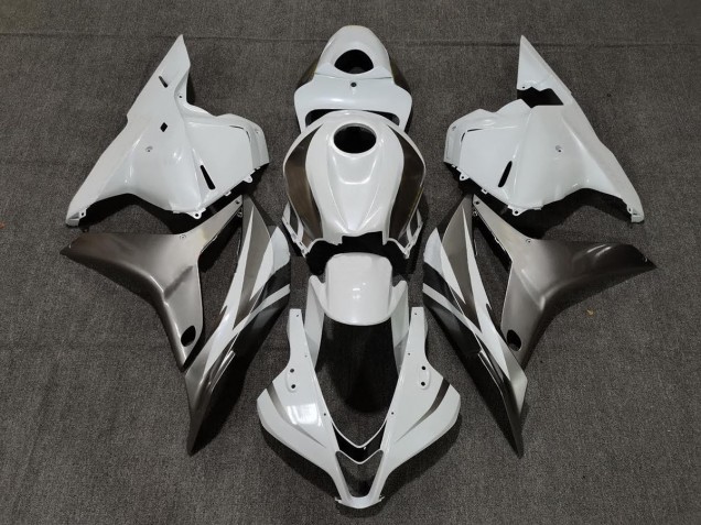 09-12 Blanco Brillo & Plata CBR600RR Carenado 09-12 Blanco Brillo & Plata CBR600RR Carenado