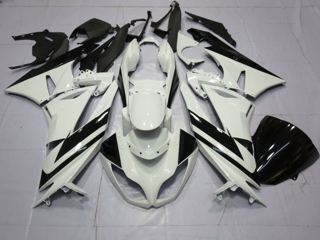 09-12 Blanco Especial Negro ZX6R Carenado 09-12 Blanco Especial Negro ZX6R Carenado