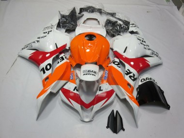 09-12 Blanco Naranja Repsol CBR600RR Carenado