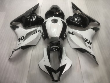 09-12 Blanco / Negro Repsol Liso CBR600RR Carenado