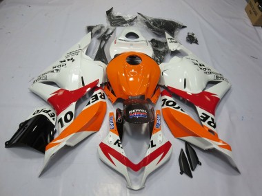 09-12 Blanco Repsol CBR600RR Carenado