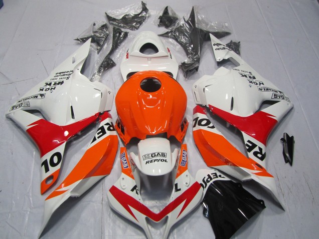 09-12 Blanco & Rojo Repsol CBR600RR Carenado 09-12 Blanco & Rojo Repsol CBR600RR Carenado