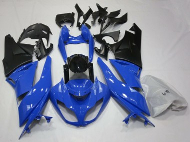 09-12 Brillante Azul & Negro ZX6R Carenado