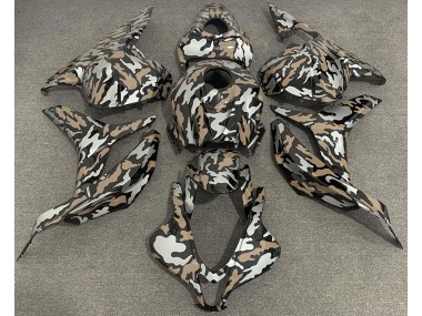 09-12 Bronceado & Plateado Camuflaje CBR600RR Carenado