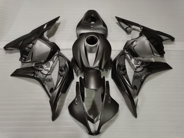 09-12 Diseño Personalizado En Negro Mate CBR600RR Carenado