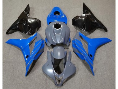 09-12 Doble Azul Sobre Gris CBR600RR Carenado