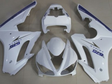 09-12 Estilo Azul Blanco OEM Daytona 675 Carenado