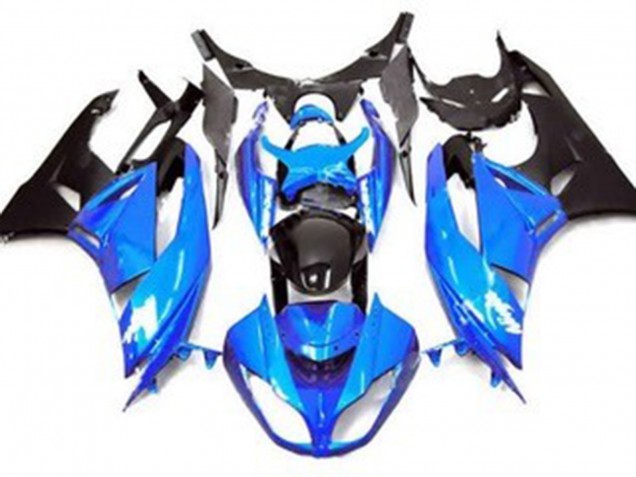 09-12 Estilo Azul Brillante ZX6R Carenado 09-12 Estilo Azul Brillante ZX6R Carenado