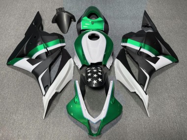 09-12 Estrella Negra Mate & Verde CBR600RR Carenado