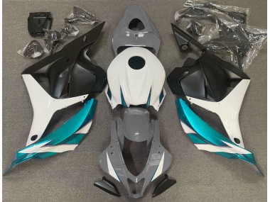 09-12 Gris Brillo Blanco & Azul Claro CBR600RR Carenado