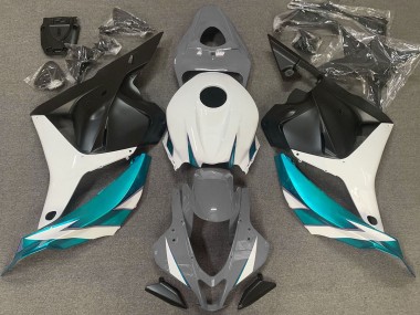 09-12 Gris Brillo Blanco & Azul Claro CBR600RR Carenado