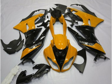 09-12 Naranja Brillante & Negro ZX6R Carenado