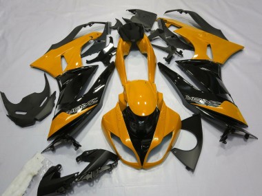 09-12 Naranja Brillante & Negro ZX6R Carenado