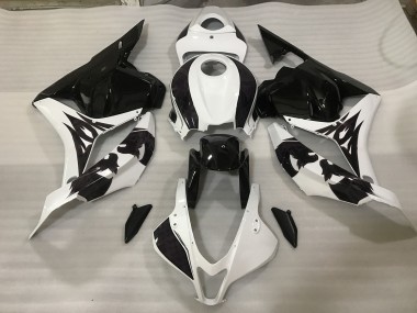 09-12 Negro / Blanco Personalizado CBR600RR Carenado