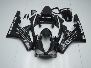 09-12 Negro Brillante (Personalizado) Daytona 675 Carenado