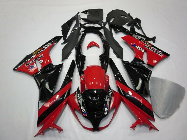 09-12 Negro Rojo ZX6R Carenado