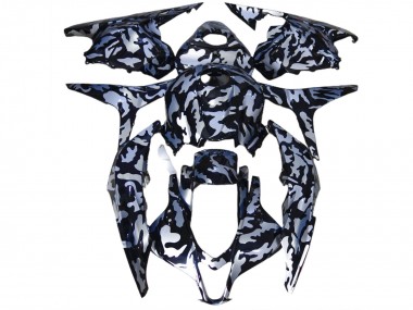 09-12 Nieve Plateada Camuflaje CBR600RR Carenado