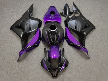 09-12 Púrpura Brillante & Negro CBR600RR Carenado