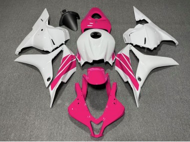 09-12 Raya Lateral Rosa & Blanca CBR600RR Carenado