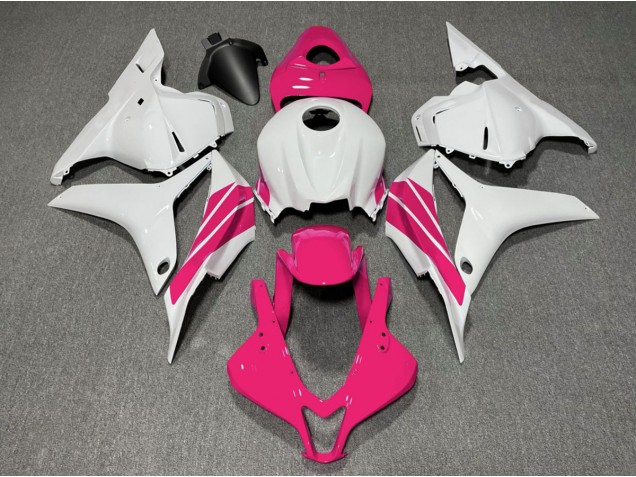 09-12 Raya Lateral Rosa & Blanca CBR600RR Carenado 09-12 Raya Lateral Rosa & Blanca CBR600RR Carenado