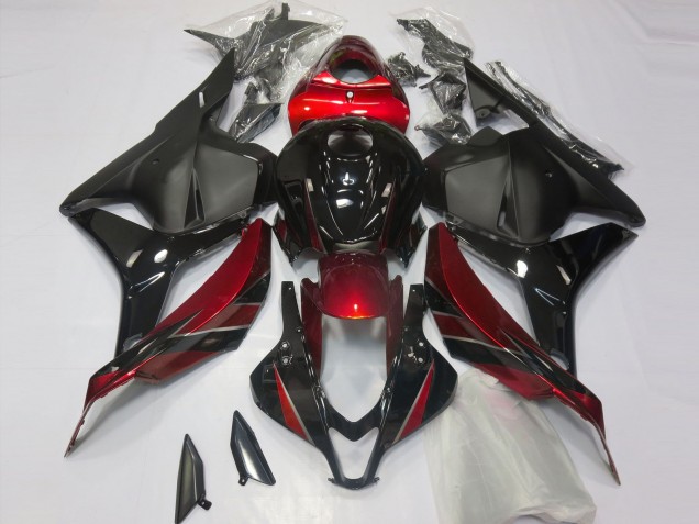 09-12 Rojo Brillante & Negro CBR600RR Carenado 09-12 Rojo Brillante & Negro CBR600RR Carenado