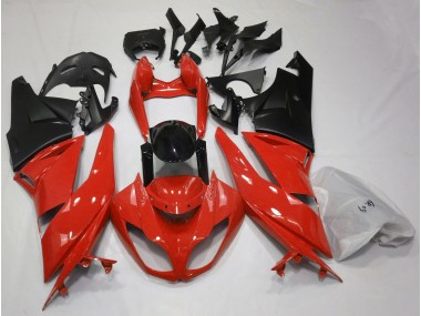 09-12 Rojo Brillante & Negro ZX6R Carenado