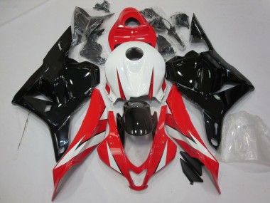 09-12 Rojo Brillo Blanco & Negro CBR600RR Carenado