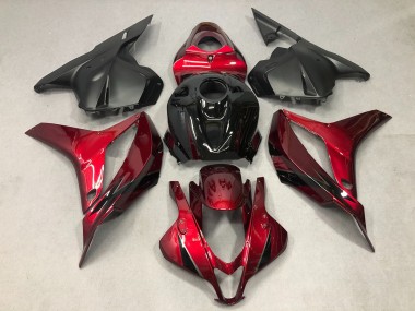 09-12 Rojo Intenso Con Negro CBR600RR Carenado