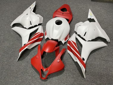 09-12 Rojo Mate / Blanco CBR600RR Carenado