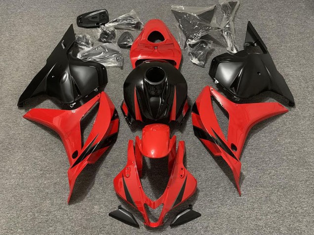 09-12 Rojo & Negro Mate CBR600RR Carenado 09-12 Rojo & Negro Mate CBR600RR Carenado