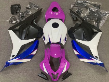 09-12 Rosa Brillo Blanco & Azul CBR600RR Carenado