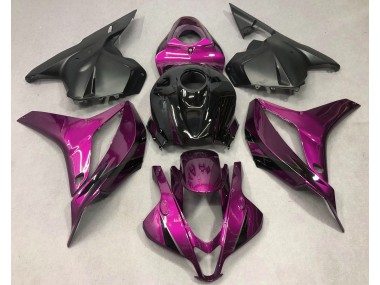 09-12 Rosa Intenso Con Negro CBR600RR Carenado