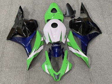 09-12 Verde & Blanco CBR600RR Carenado