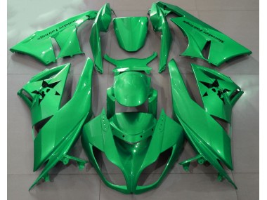 09-12 Verde Brillante & Logotipos Personalizados ZX6R Carenado