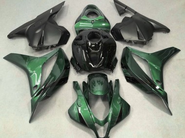 09-12 Verde Intenso Con Negro CBR600RR Carenado