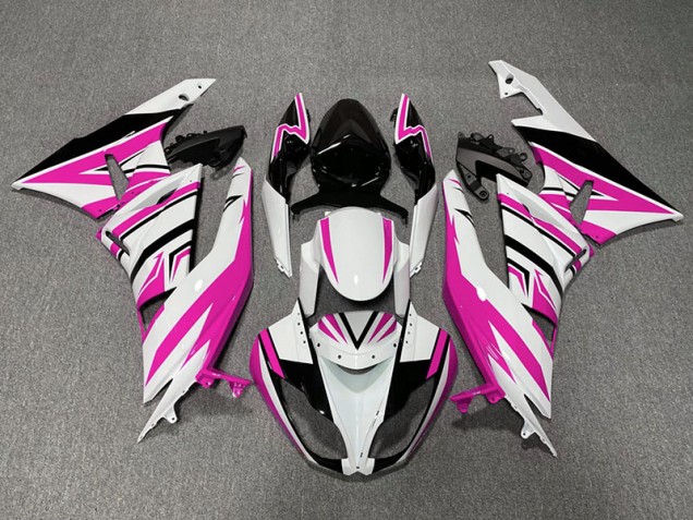 09-12 Zag Rosa Blanco & Negro ZX6R Carenado 09-12 Zag Rosa Blanco & Negro ZX6R Carenado