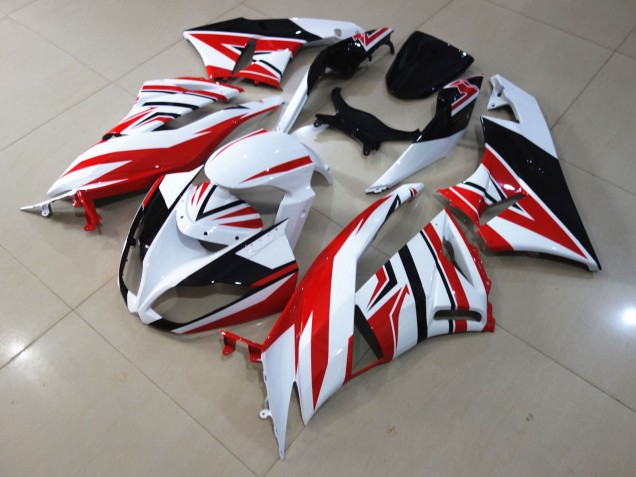 09-12 Zagg Rojo Blanco ZX6R Carenado 09-12 Zagg Rojo Blanco ZX6R Carenado